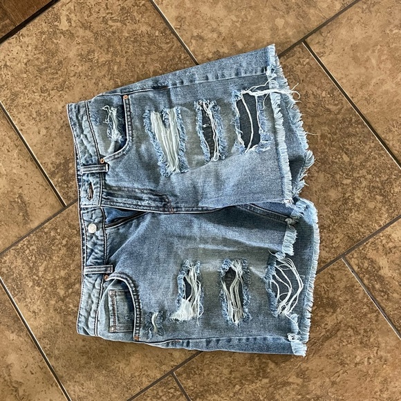 womens size 6 wild fable denim shorts - Picture 1 of 10